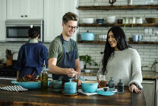 Clase de cocina en línea